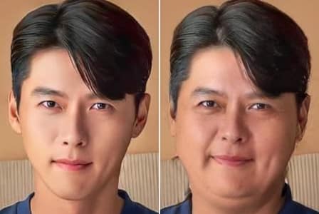 Phì cười trước loạt ảnh các mỹ nam Hàn trong phiên bản &quot;béo phì&quot;: Bạn có thể nhận ra đây chính là mỹ nam hoàn hảo Hyun Bin, Park Seo Joon? - Ảnh 7.