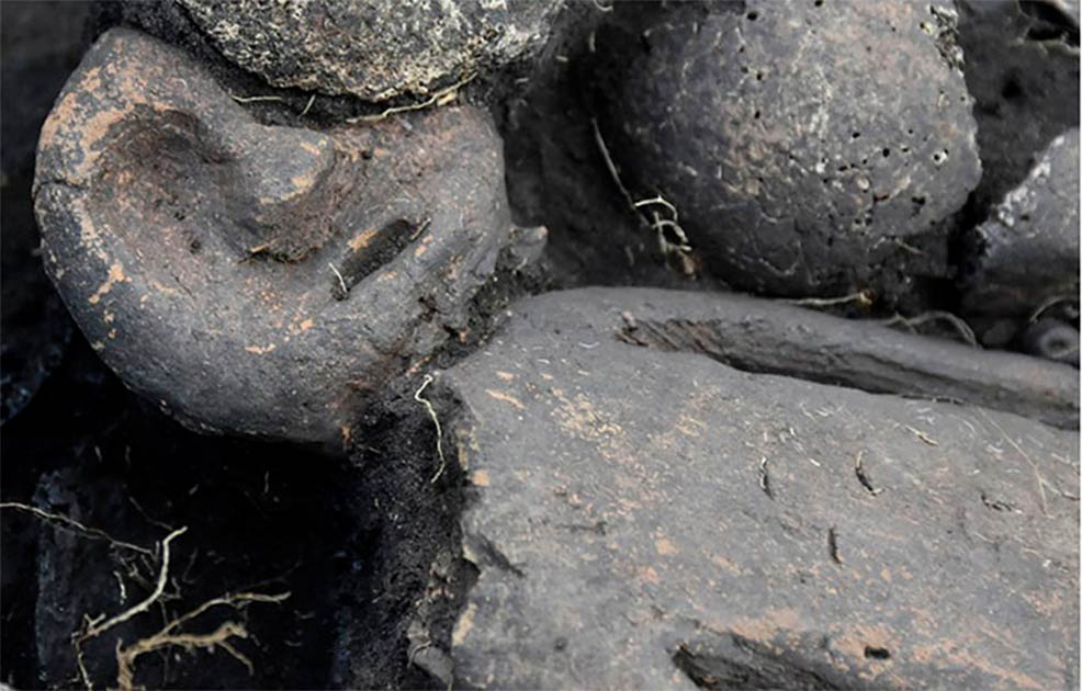 Bí ẩn 2 cặp nam nữ nằm úp lên nhau trong mộ cổ 5.000 năm - Ảnh 2.
