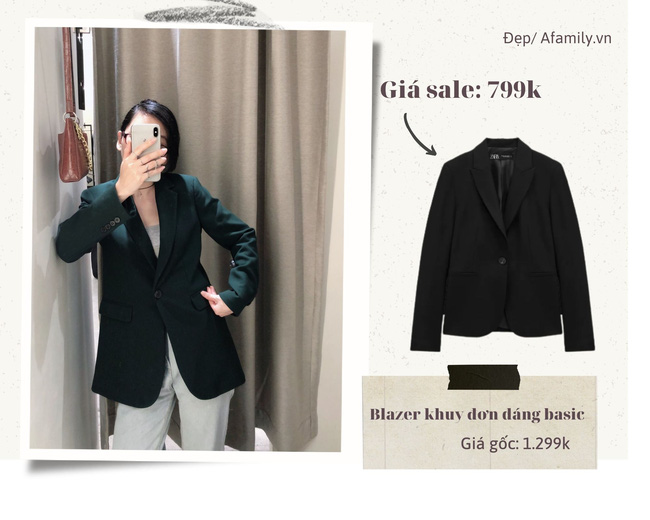 Blazer Zara sale đồng giá 799k: Áo vải tweed đẹp mê, có mẫu chuẩn style sang chảnh của chị đẹp Son Ye Jin - Ảnh 4.