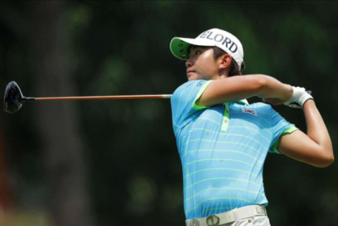 Golf thủ Hàn Quốc Lee Soo-min.